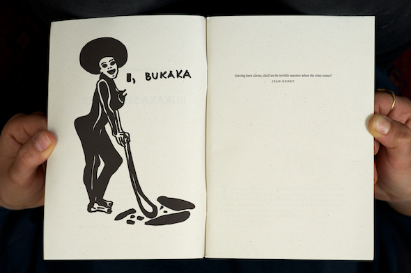 Alexander Brener and Barbara Schurz: Bukaka Spat Here, 2002